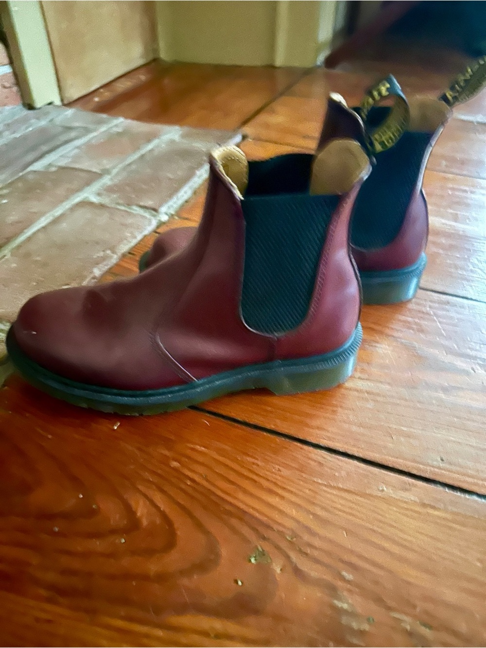 Dr. Martens Chukka Boots in Burgundy and Black